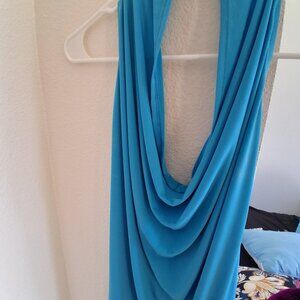 Teal halter